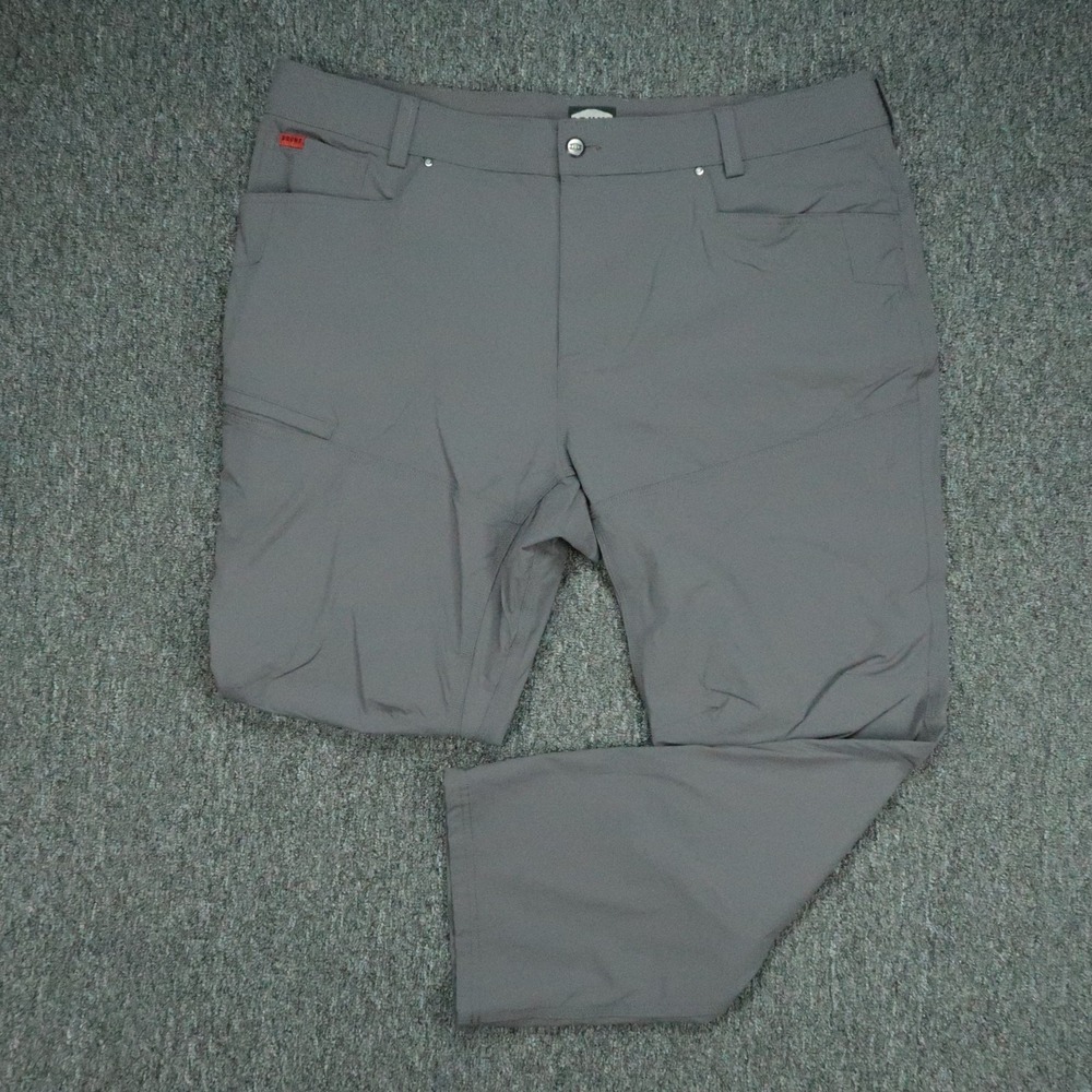 Brunt Pants Mens 42x30 Gray Straight Stretch 5 Pocket Trouser Workwear